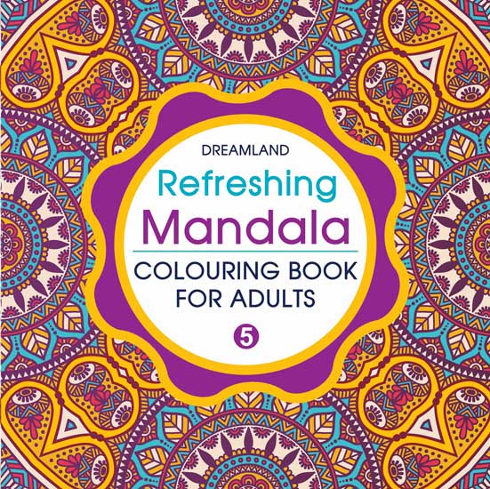 Dreamland Refreshing Mandala - Colouring Book for Adults Book 5 - Distacart
