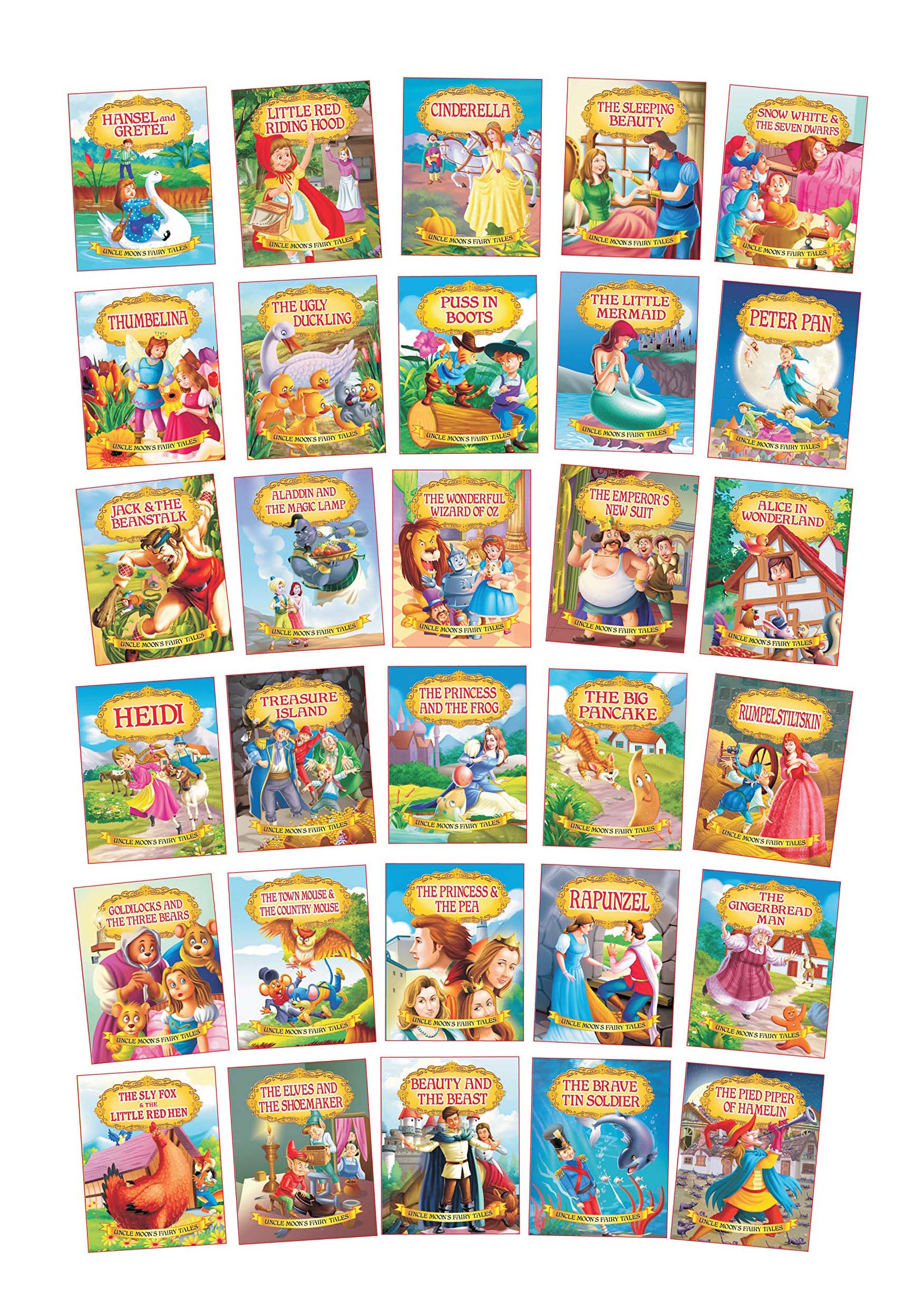 Dreamland Uncle Moon's Fairy Tales- Pack (30 Titles) - Distacart
