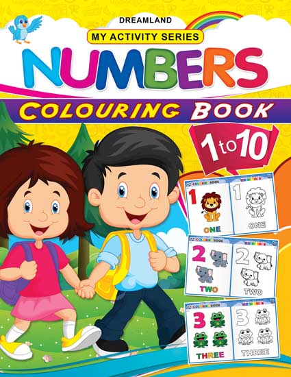 Dreamland My Activity- Numbers Colouring Book - Distacart