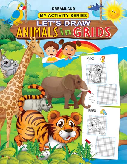 Dreamland My Activity- Let's Draw Animals in Grids - Distacart