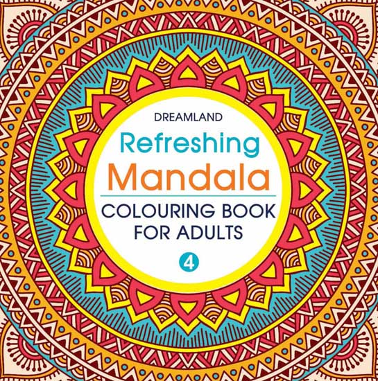 Dreamland Refreshing Mandala - Colouring Book for Adults Book 4 - Distacart