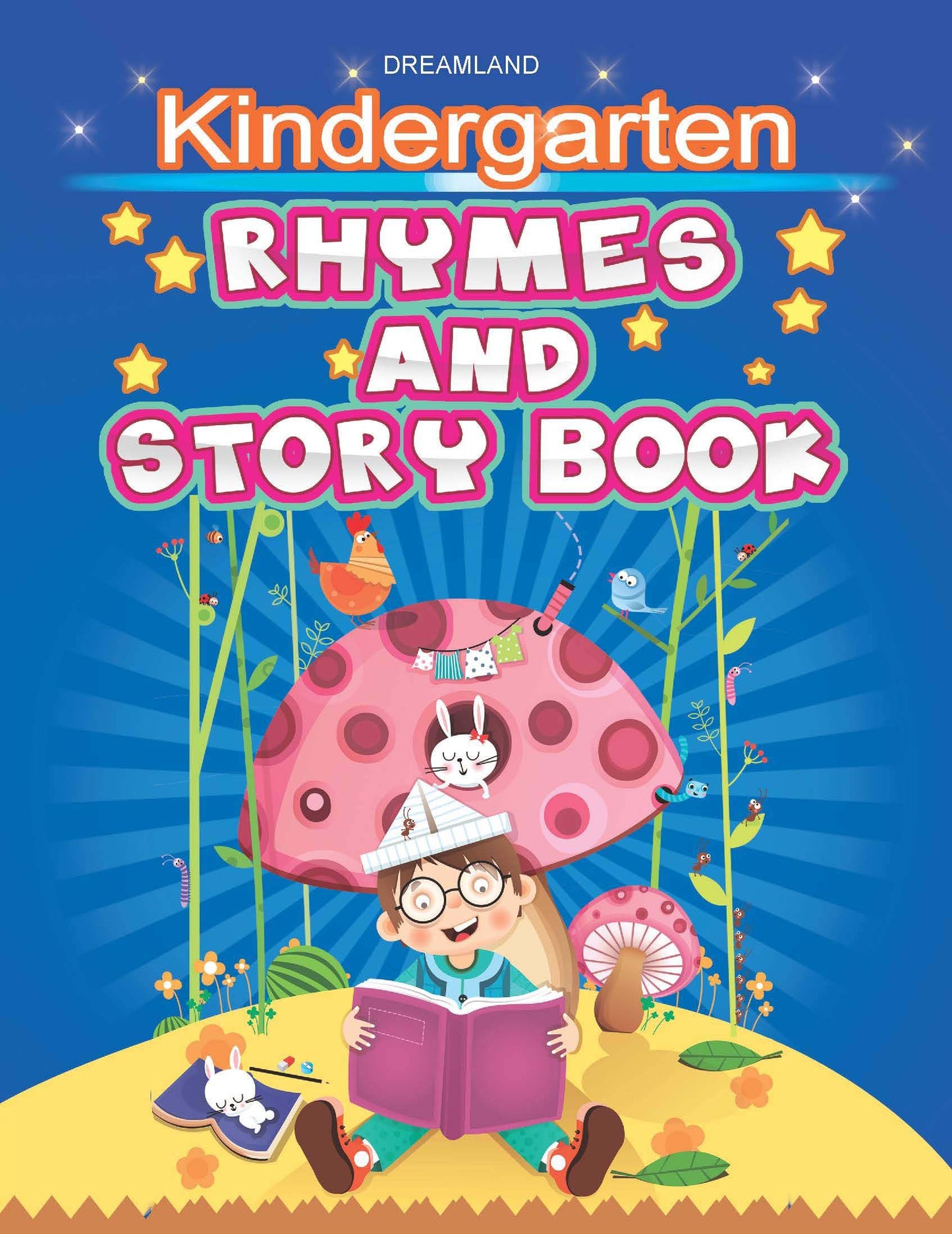 Dreamland Kindergarten Rhymes and Story Book - Distacart