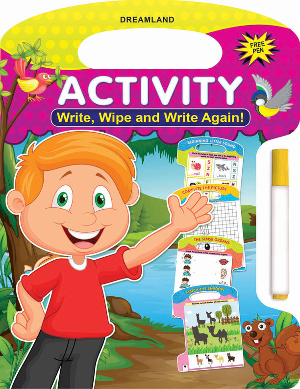 Dreamland Write and Wipe Book - Activity - Distacart