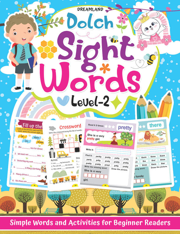 Dreamland Dolch Sight Words Level 2- Simple Words and Activities for Beginner Readers - Distacart