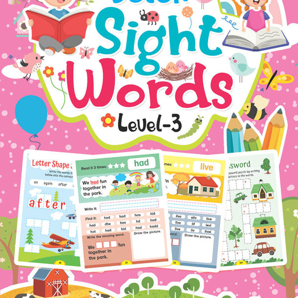 Dreamland Dolch Sight Words Level 3- Simple Words and Activities for Beginner Readers - Distacart