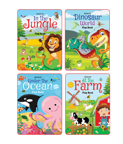 Dreamland Flap Books Combo Pack- 4 Books - Distacart