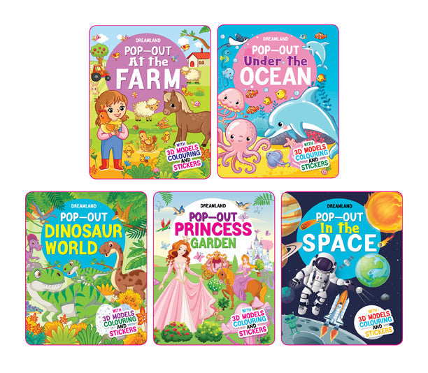 Dreamland Pop- Out Books Pack- 5 Books - Distacart