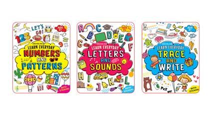 Dreamland Learn Everyday 3 Books Pack for Children Age 3+ - Distacart