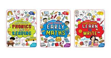Dreamland Learn Everyday 3 Books Pack for Children Age 4+ - Distacart