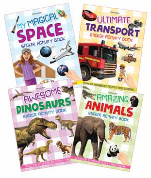 Dreamland Sticker Activity Books- A pack of 4 titles - Distacart