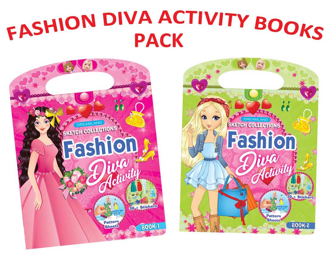 Dreamland Fashion Diva Activity Pack (2 Titles) - Distacart