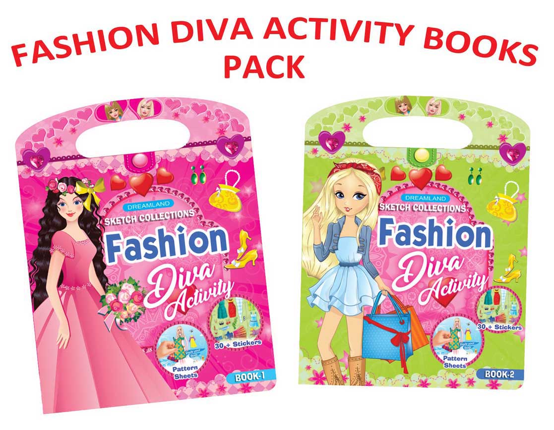Dreamland Fashion Diva Activity Pack (2 Titles) - Distacart