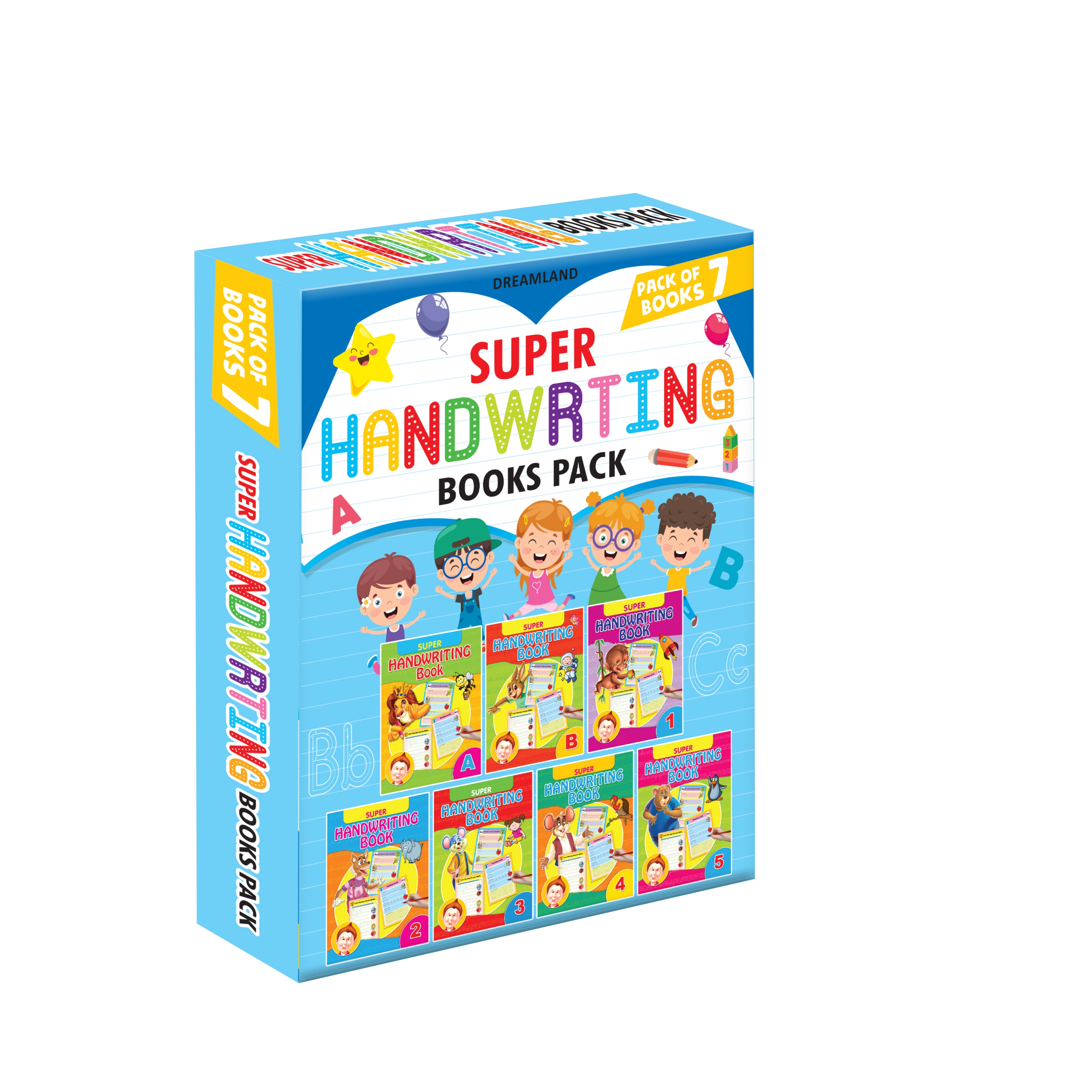 Dreamland Super Handwriting Books Pack - (7 Titles) - Distacart