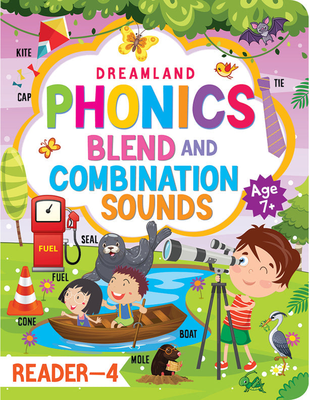 Dreamland Phonics Reader - 4 (Blends and Combination Sounds) Age 7+ - Distacart