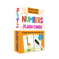 Thumbnail for Dreamland Publications Flash Cards Numbers - 30 Double Sided Wipe Clean Flash Cards for Kids (With Free Pen) - Distacart