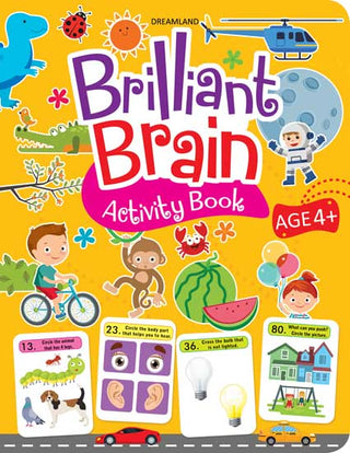 Dreamland Brilliant Brain Activity Book 4+ - Distacart