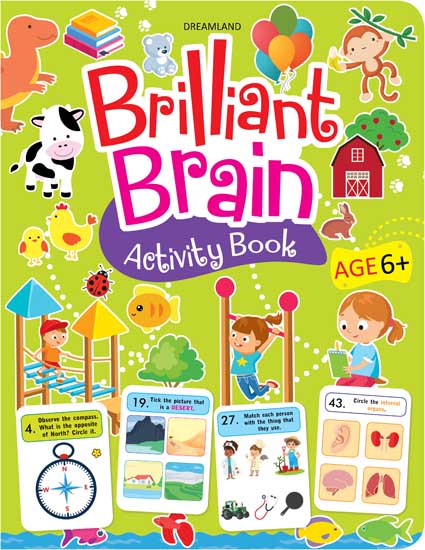 Dreamland Brilliant Brain Activity Book 6+ - Distacart