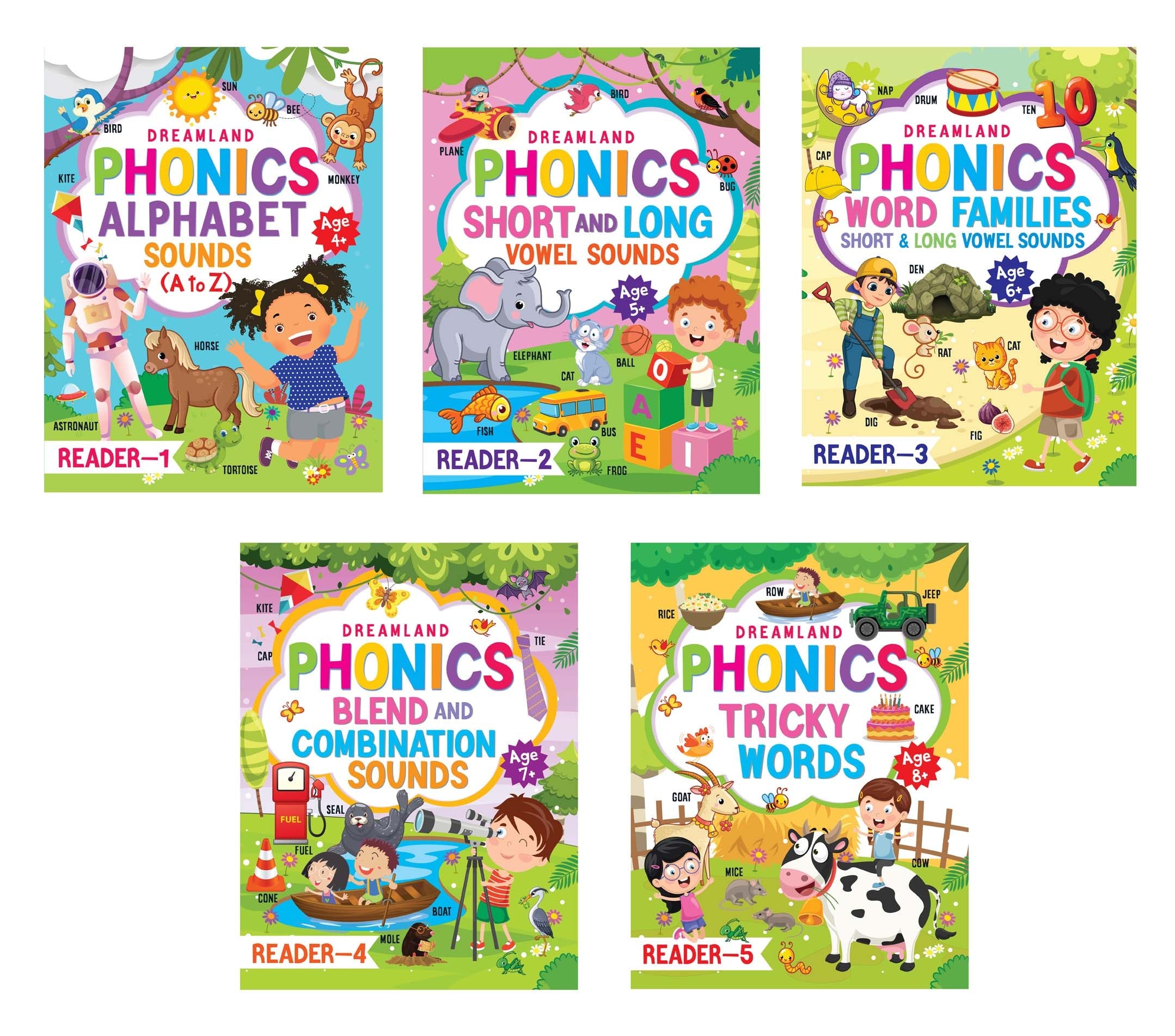 Dreamland Phonics Reader 5 Books Pack - Distacart