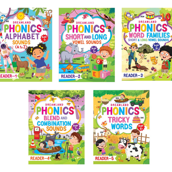 Dreamland Phonics Reader 5 Books Pack - Distacart