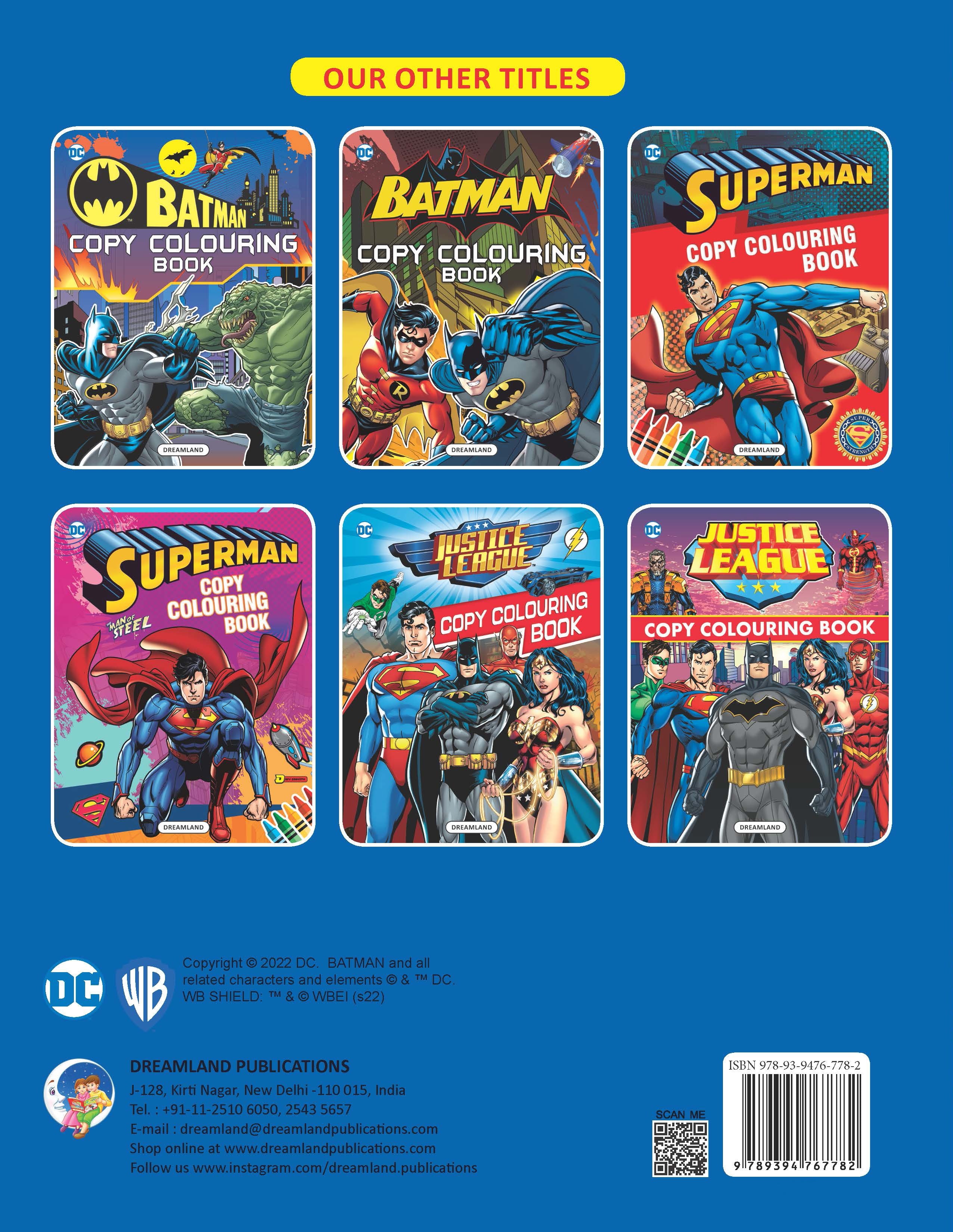 Dreamland Batman Copy Colouring Book - Distacart