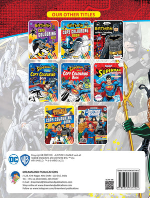 Dreamland Justice League Stickers Activity and Colouring Book - Distacart