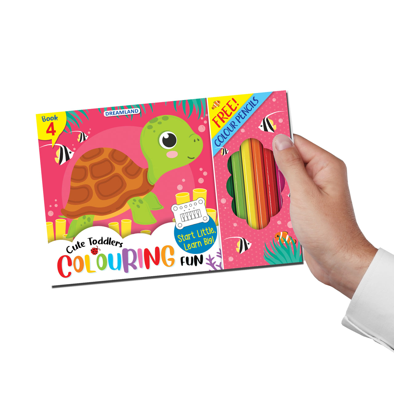 Dreamland Publications Cute Toddlers Colouring Fun Book 4 for Kids - Distacart