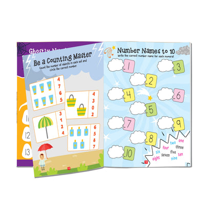 Dreamland Publications Maths Activity Book Age 4+ : Children's Interactive & Activity Book - Distacart