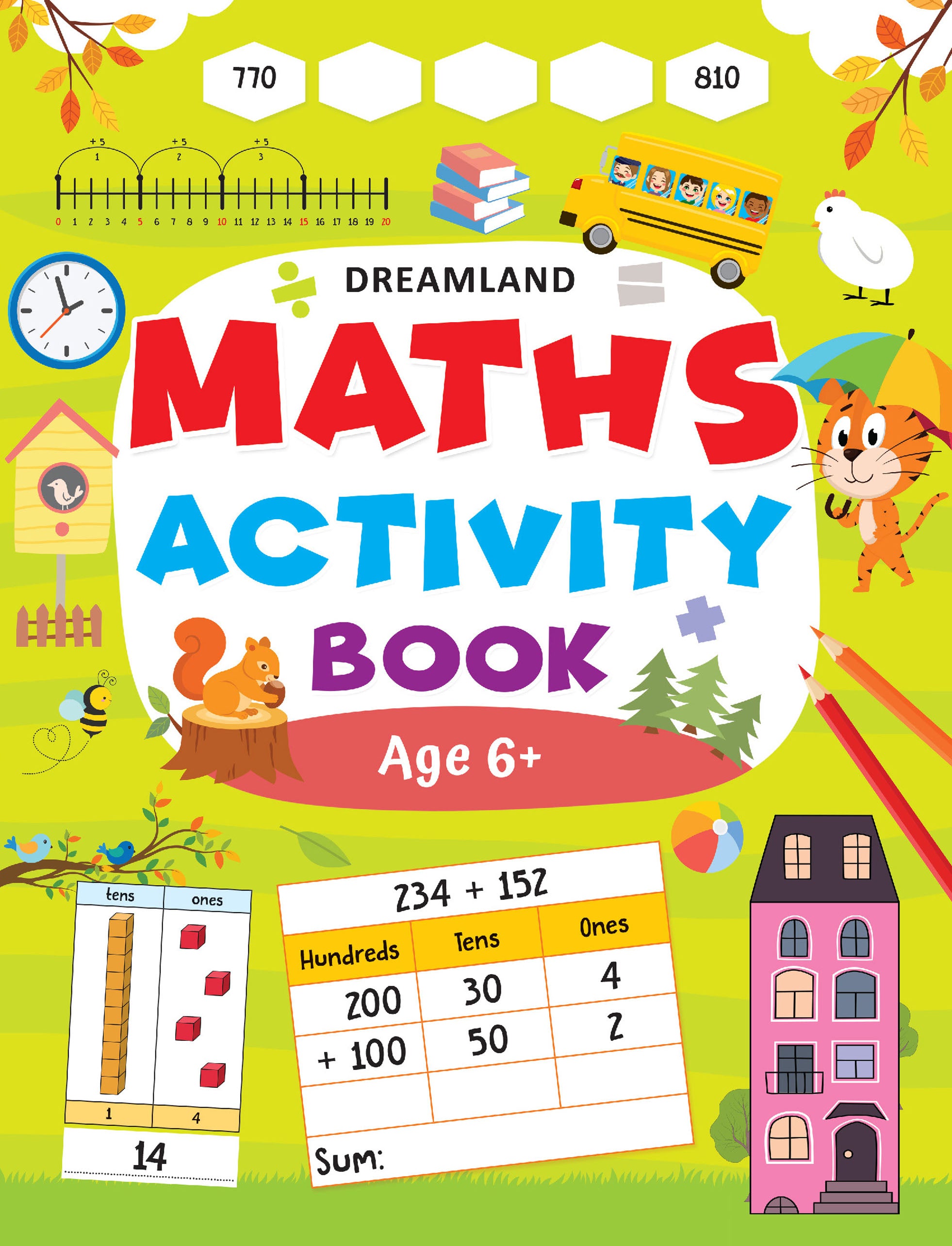 Dreamland Publications Maths Activity Book Age 6+ : Children's Interactive & Activity Book - Distacart