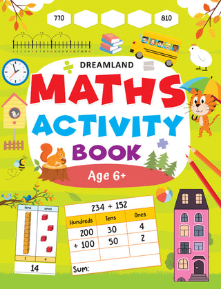 Dreamland Publications Maths Activity Book Age 6+ : Children's Interactive & Activity Book - Distacart