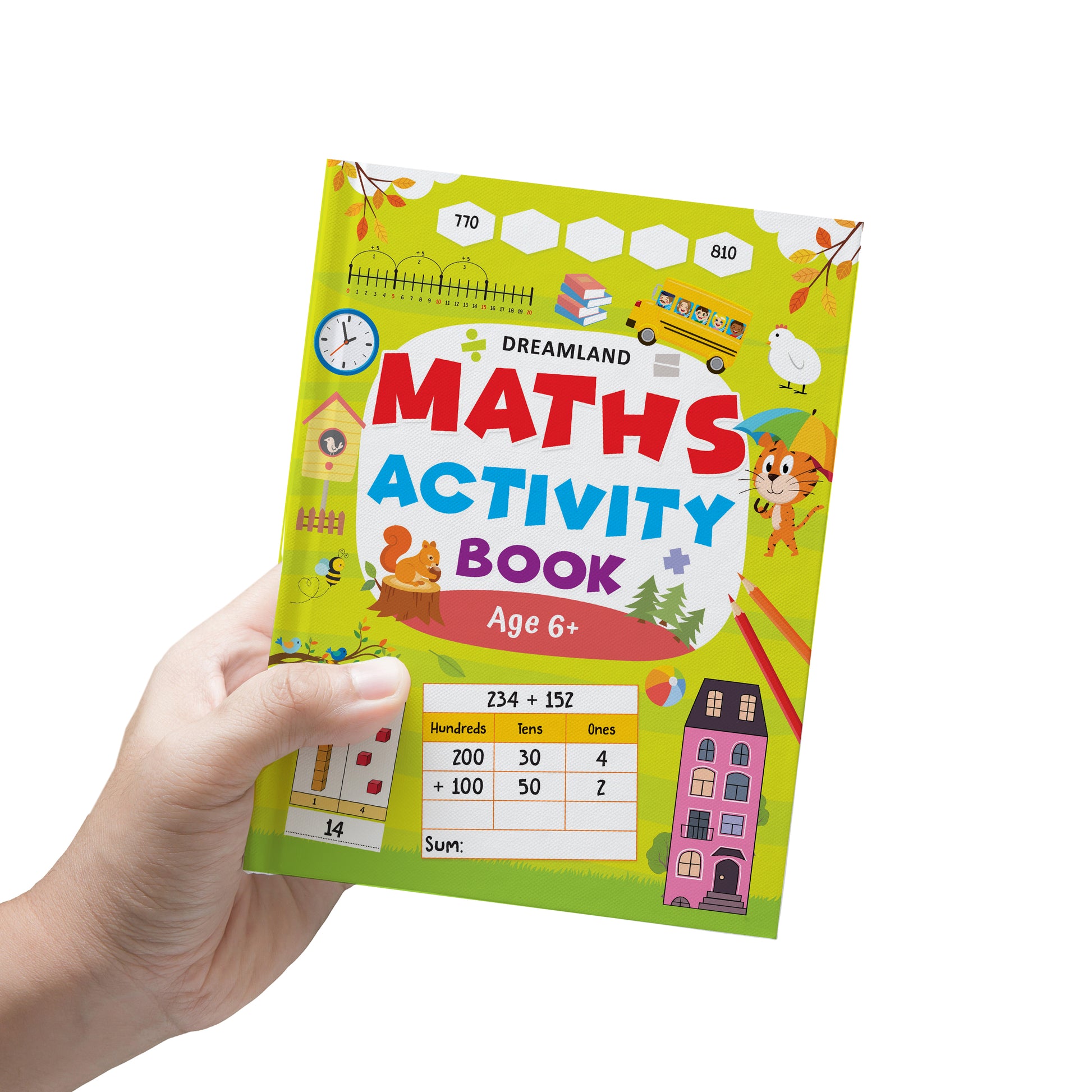 Dreamland Publications Maths Activity Book Age 6+ : Children's Interactive & Activity Book - Distacart