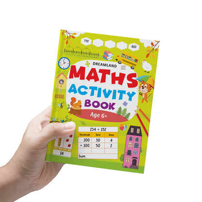 Dreamland Publications Maths Activity Book Age 6+ : Children's Interactive & Activity Book - Distacart