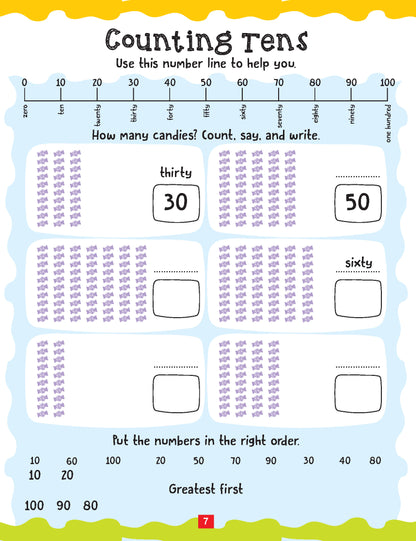 Dreamland Publications Maths Activity Book Age 6+ : Children's Interactive & Activity Book - Distacart