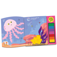 Thumbnail for Dreamland Publications Fingerprint Art Activity Book for Children - Ocean with Thumbprint Gadget - Distacart