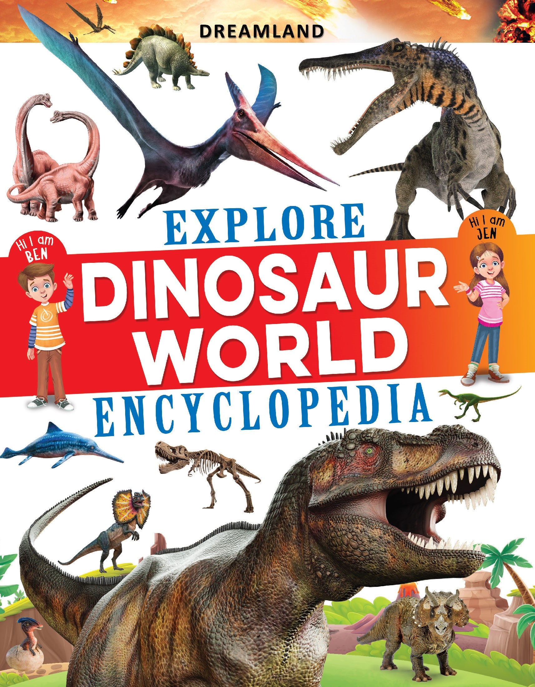 Dreamland Publications Explore Dinosaur World Encyclopedia : Children's Reference Book by - Distacart