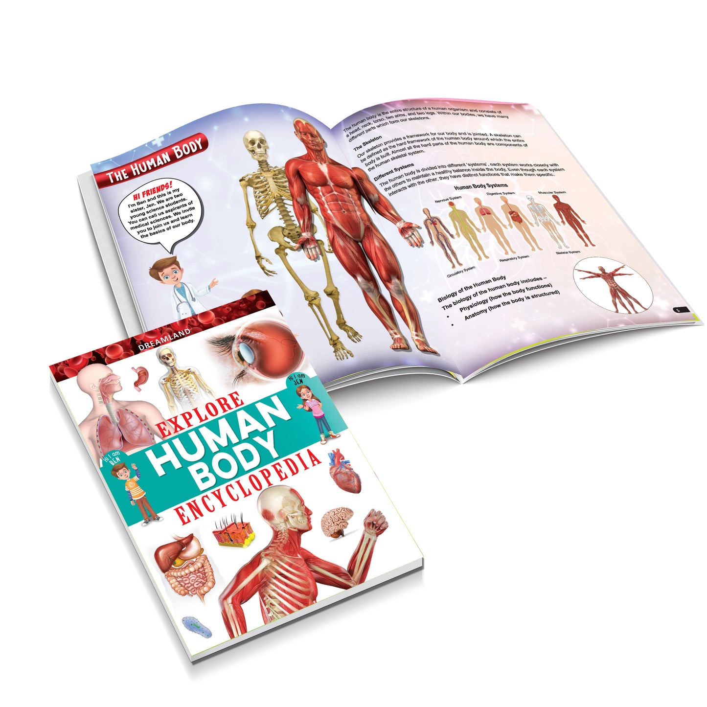 Dreamland Publications Explore Human Body Encyclopedia : Children's Reference Book - Distacart
