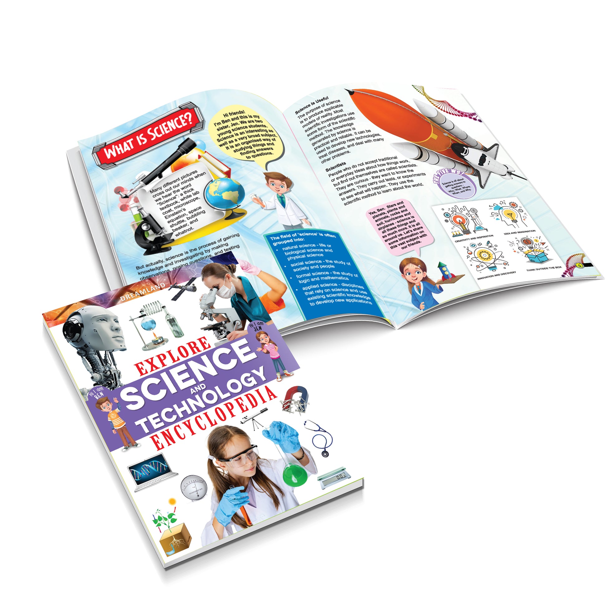 Dreamland Publications Explore Science and Technology Encyclopedia : Children's Reference Book - Distacart