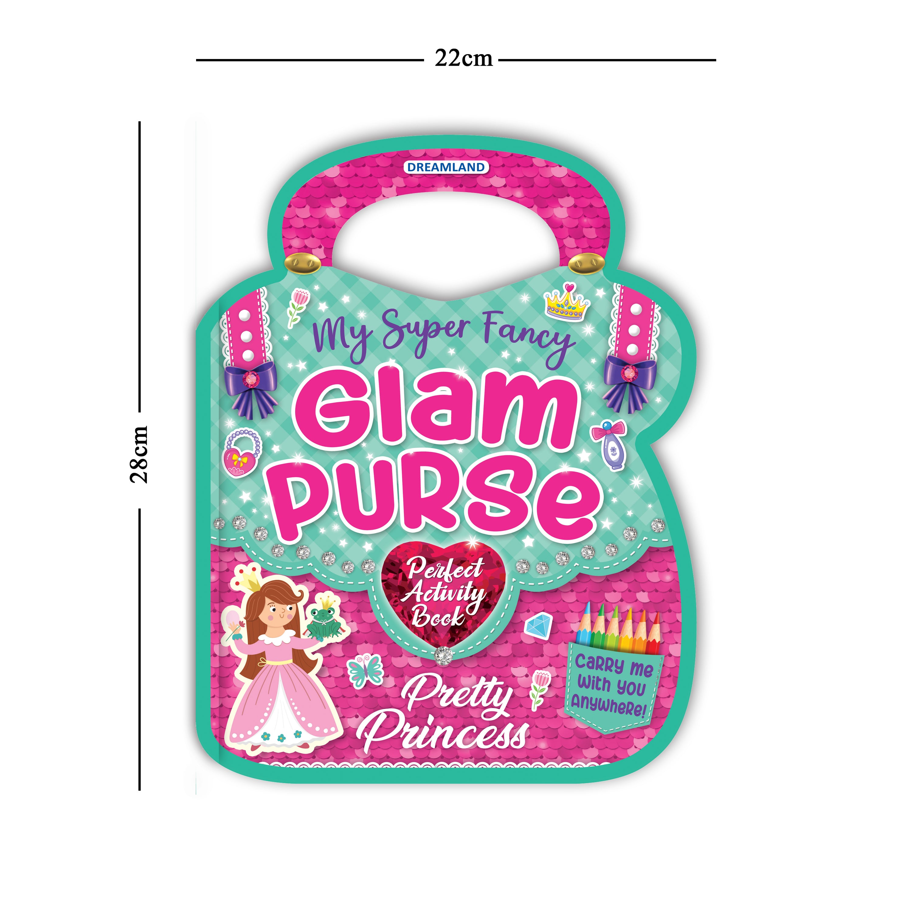 Dreamland Publications My Super Fancy Glam Purse - Pretty Princess : Children's Interactive & Activity Book - Distacart