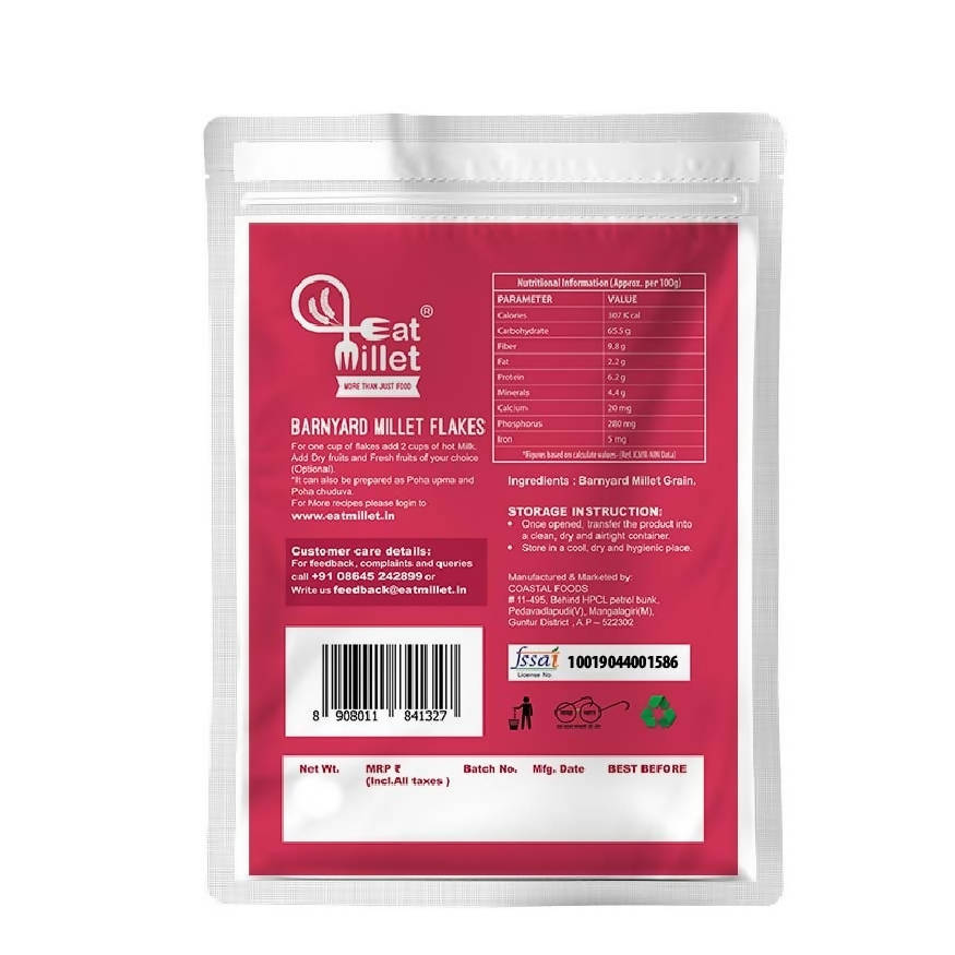 Eat Millet Barnyard Millet Flakes - Distacart