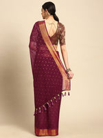 Thumbnail for Mitera Floral Printed Pure Chiffon Saree - Distacart