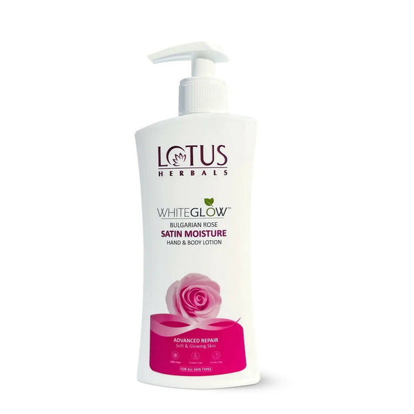 Lotus Herbals WhiteGlow Satin Moisture Hand & Body Lotion - Distacart