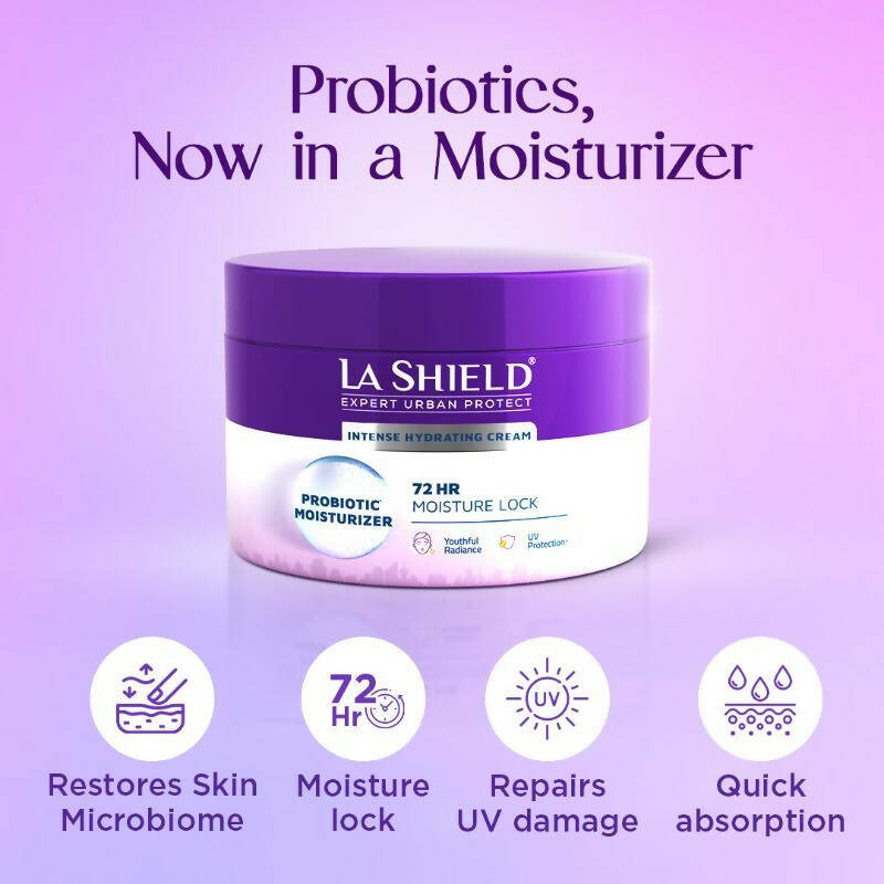 La Shield Intense Hydrating Cream Probiotic Moisturizer - Distacart