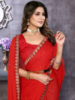 Thumbnail for Kalini Embellished Beads & Stones Zari Saree - Distacart