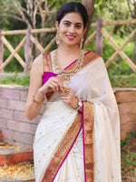Thumbnail for Kalini Woven Design Zari Saree - Distacart