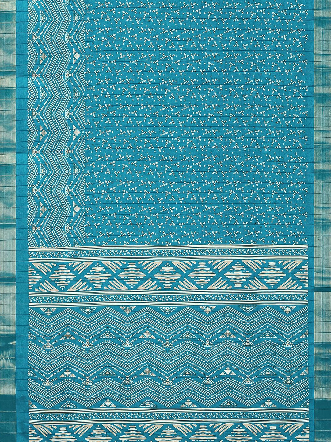 Kalamandir Ethnic Motifs Printed Zari Saree - Distacart