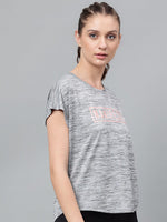 Thumbnail for MKH Typography Printed Extended Sleeves Dri-FIT Relaxed Fit Sports T-shirt - Distacart