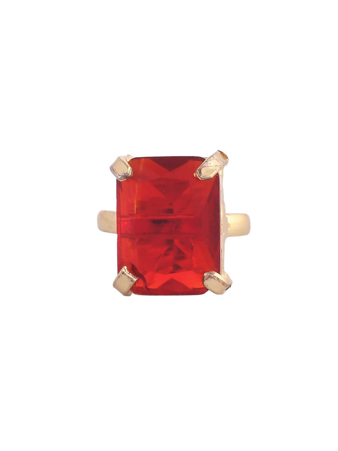 VOJ Women Gold Color stainless steel Ring - Distacart