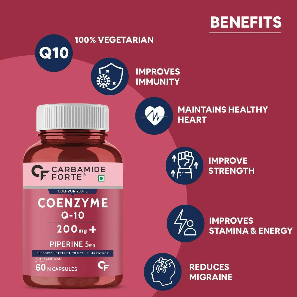 Carbamide Forte Coenzyme Q10 with Piperine Capsules - Distacart
