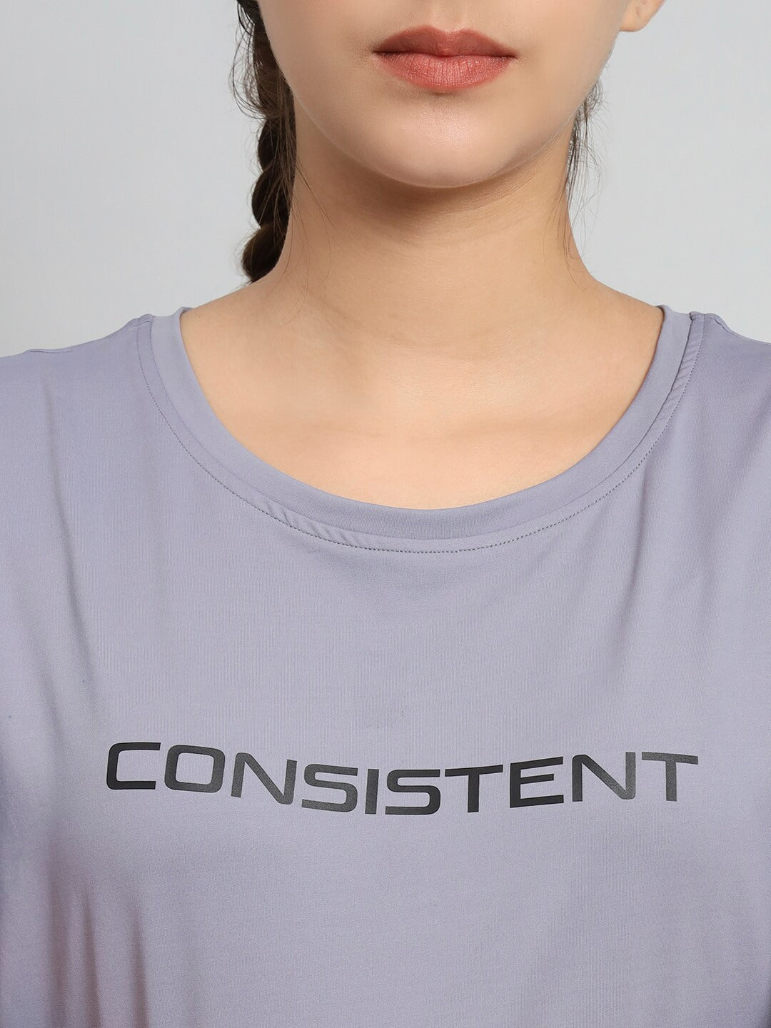 MKH Typography Printed Extended Sleeves Relaxed Fit Dri-FIT T-shirt - Distacart