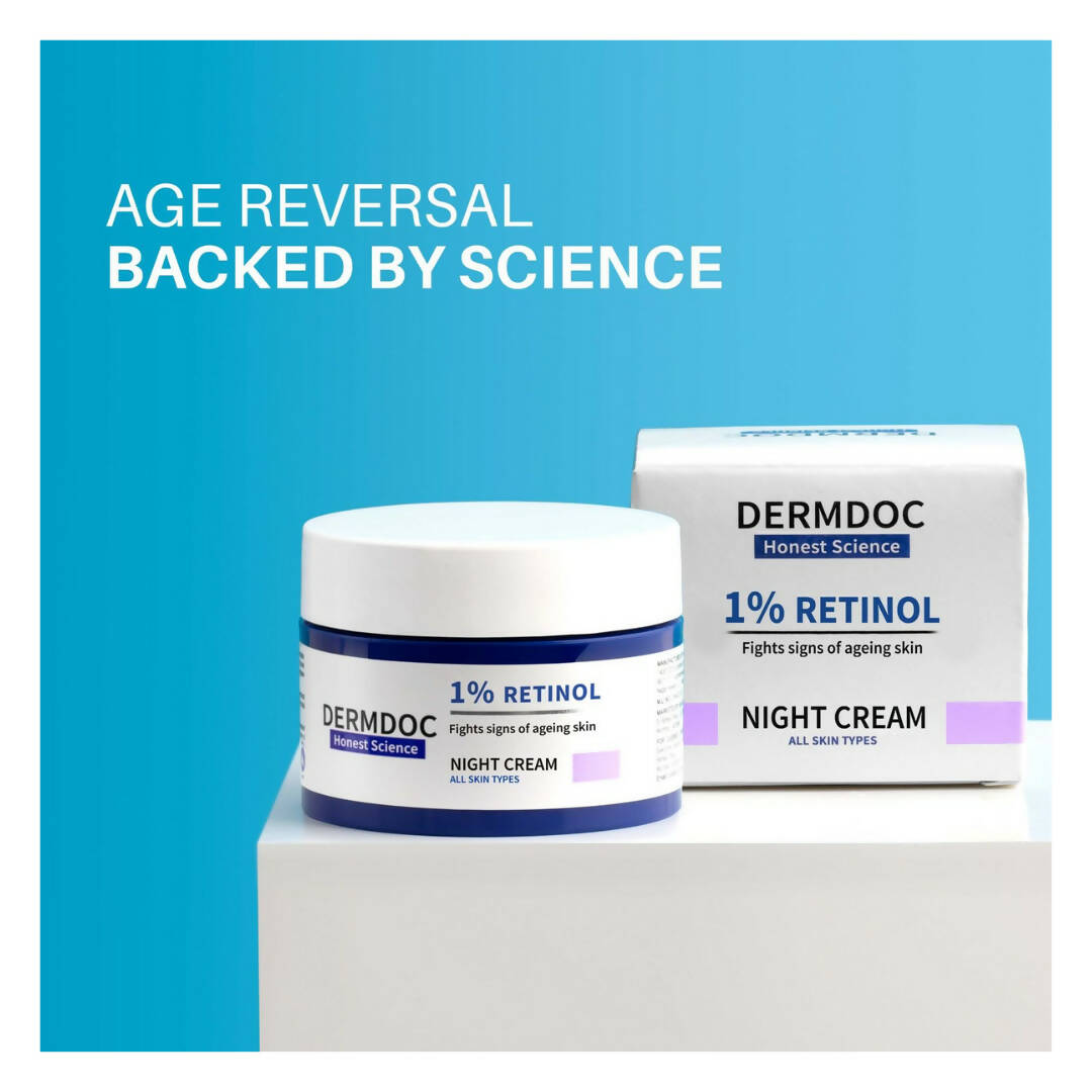Dermdoc 1% Retinol Night Cream - Distacart