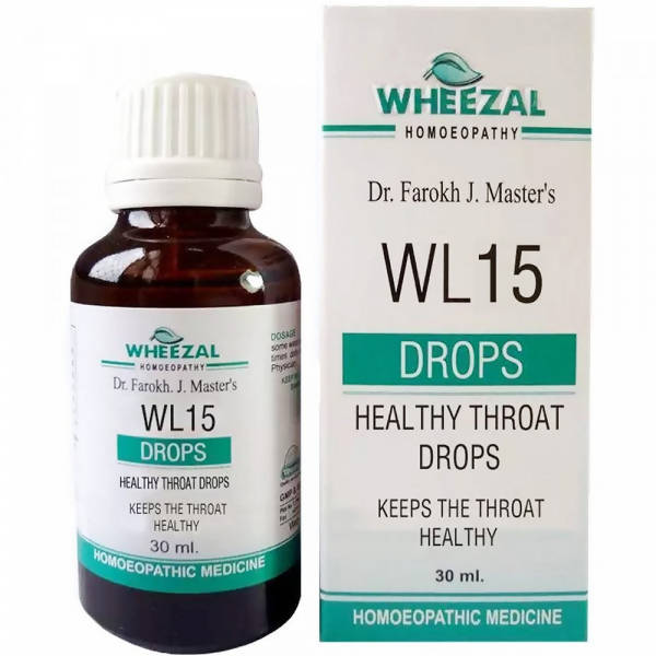 Wheezal Homeopathy WL-15 Healthy Throat Drops